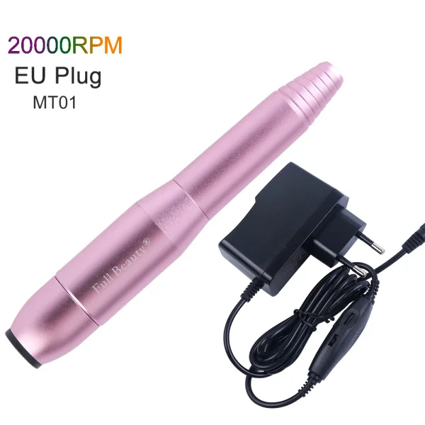MT01-EU Plug 20000 ОБ/мин профессиональная электрическая дрель для ногтей серебристо-фиолетовая Машинка для педикюра для маникюрной пилки инструменты для маникюра LEMT01-03-1 - Цвет: MT01-EU Plug