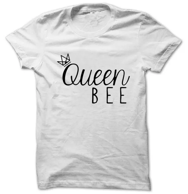 Queen Bee T Shirt Tee for Mom Mothers Day Gift New Mommy Baby Shower Moms Unisex T2024 | Женская одежда