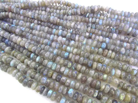 

high quality Labradorite Bead Natural Labradorite Rondelle Roundels Abacus nuggets freeform labradorite jewelry 4-8mm full stran