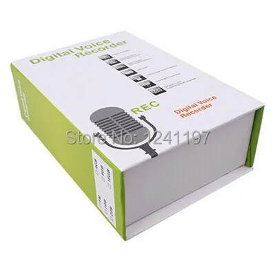 GH-609 Portable Digital Voice Recorder with 8GB/WMA WAV &amp MP3 Format/USB/Telephone Recording black | Электроника