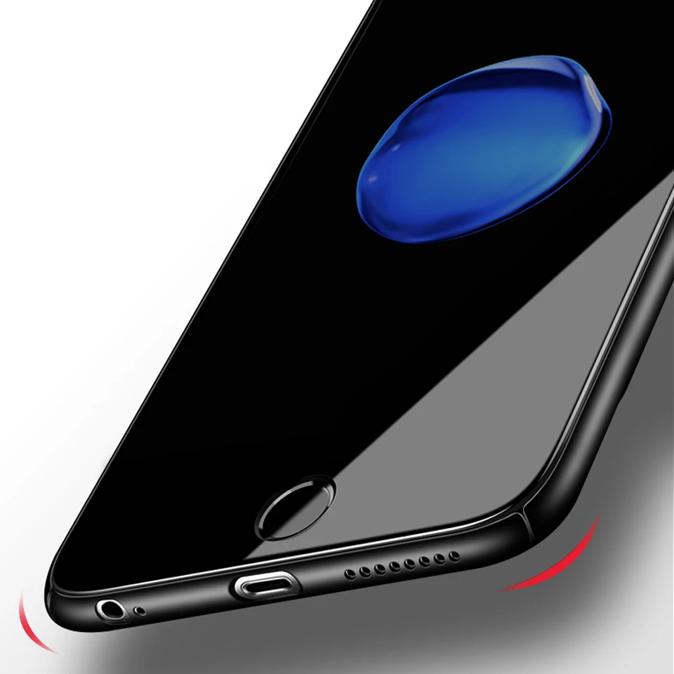 Ультратонкий матовый пластиковый чехол из поликарбоната для iphone 6 SE 5 5s 6s 7 8 Plus X с