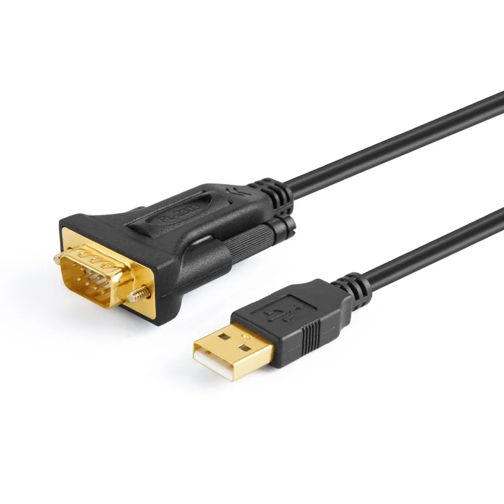 Кабель-преобразователь CableCreation DB9 позолоченный с USB 2 0 на RS232 папа чипсетом Prolific