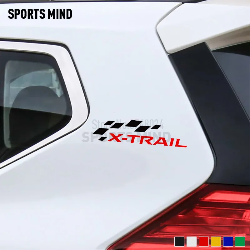 1 пара спортивный автомобиль Стайлинг Зеркало заднего вида наклейка для Nissan X Trail