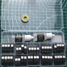 50 шт./лот 608 ZZ 608-2RS ABEC-7 ABEC-9 8X22X7 608Z Подшипник Миниатюрный глубокий шаровой радиальный шарикоподшипник 3D принтер