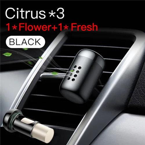 Black 3Citrus 2Other Baseus освежитель воздуха в машину ароматизатор для автомобиля духи,ароматизатор в машину - Название цвета: Black 3Citrus 2Other