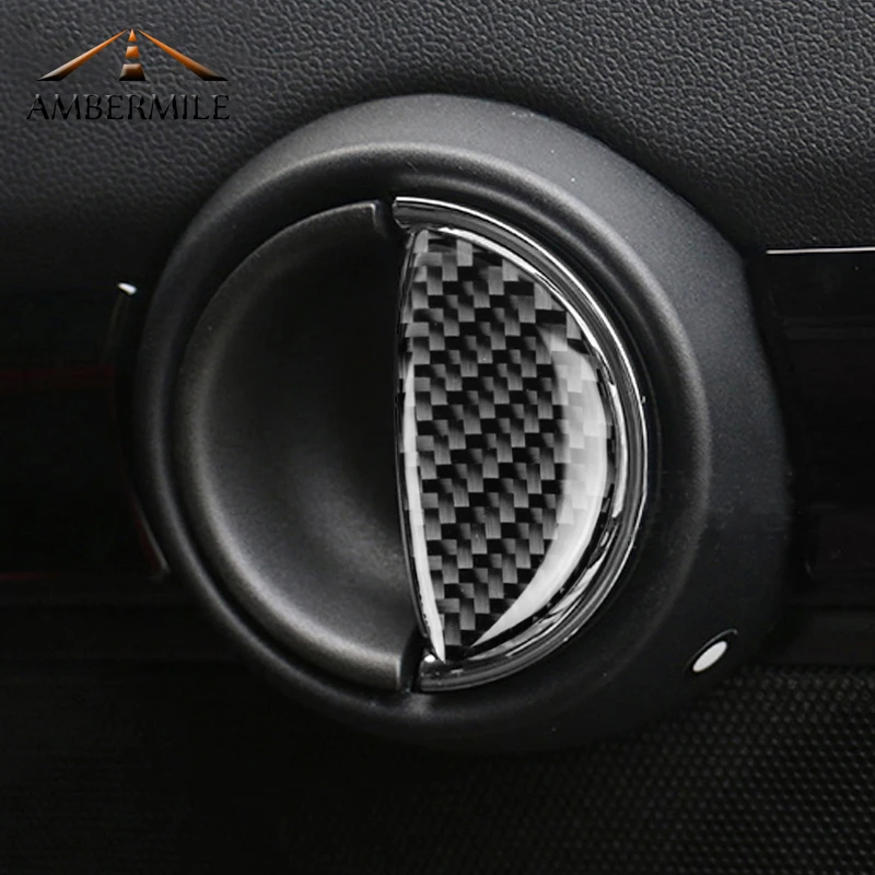 AMBERMILE 4 шт. для Mini Cooper F55 Clubman F54 Countryman F60 аксессуары интерьера из углеродного