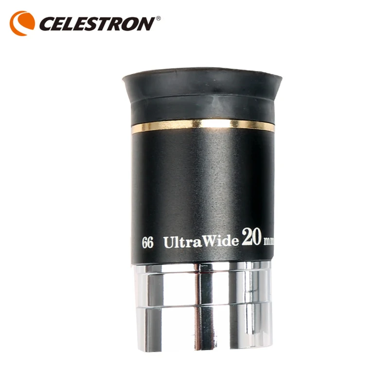 66 degree 20mm Celestron 66 градусов ультра широкий 6 мм 9 мм 15 мм 20 мм телескоп окуляр части окуляра астрономический телескоп части - Цвет: 66 degree 20mm