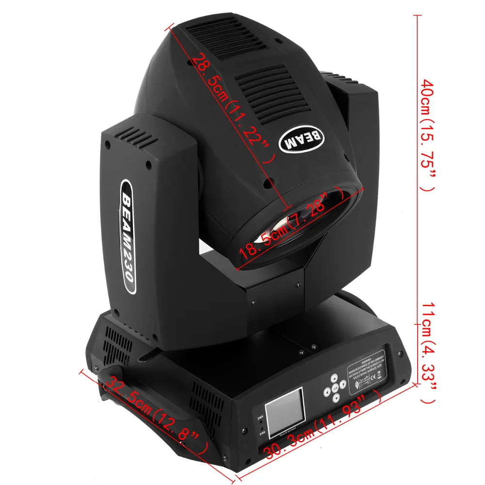 

(Shipping From DE ) 230w 16 Prism 7R Beam Gobo Moving Head Stage Party Light