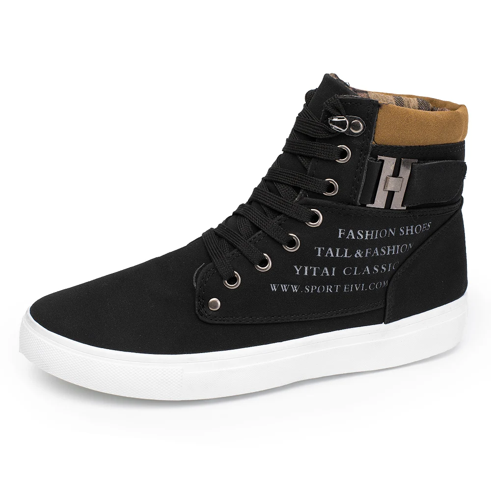 ZYYZYM Spring Autumn Men Casual Shoes Help Style Classic Rubber Fashion Sneakers Fur Man Hot Sale | Обувь