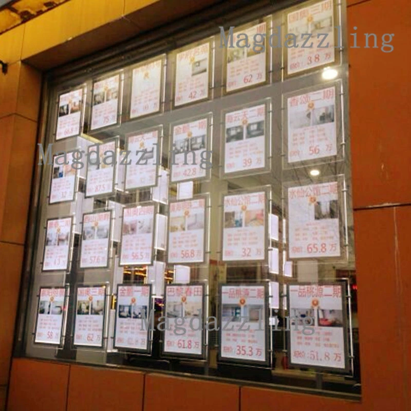 Подвесной карманный светодиодный светильник формата А4 с 1 боковой подсветкой