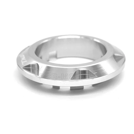 Серебристый ISC-Tmax-02 аксессуары для мотоциклов, черный переключатель зажигания для велосипеда, защитный переключатель для Yamaha Tmax 530 2013 - Цвет: Серебристый