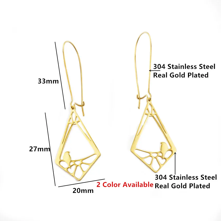 V притягивающие металлические серьги в стиле бохо треугольные для женщин золотые