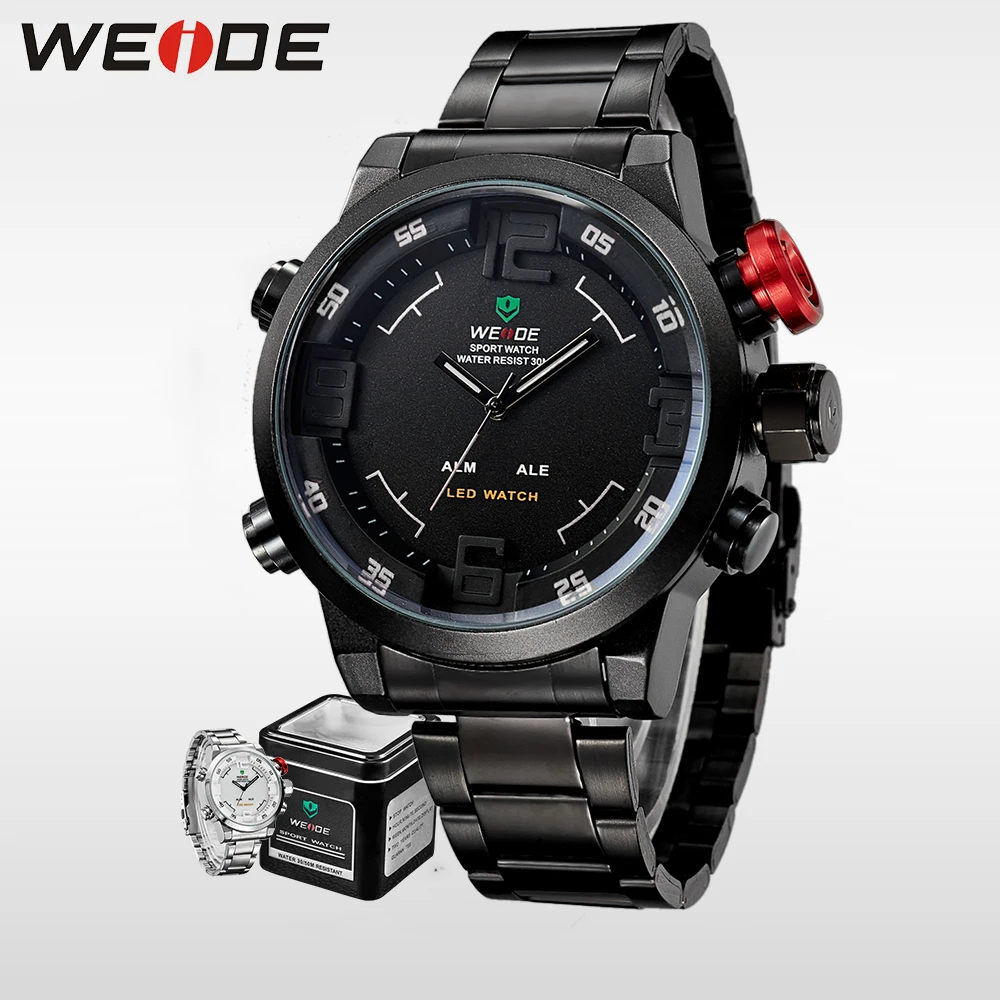 Weide Relojes Hombre часы мужские модные спортивные кварцевые Топ бренд класса люкс