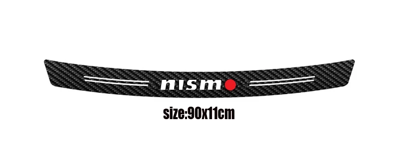 Carbon fibercar 3D 5D Material nismo car bumper sticker for Nissan Tiida Sunny QASHQAI MARCH LIVINA TEANA X-TRAI | Автомобили и