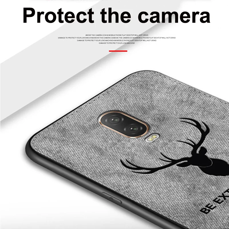 Для One plus 5 6T чехол из хлопчатобумажной ткани для Oneplus Мягкий силикон + тонкая ткань