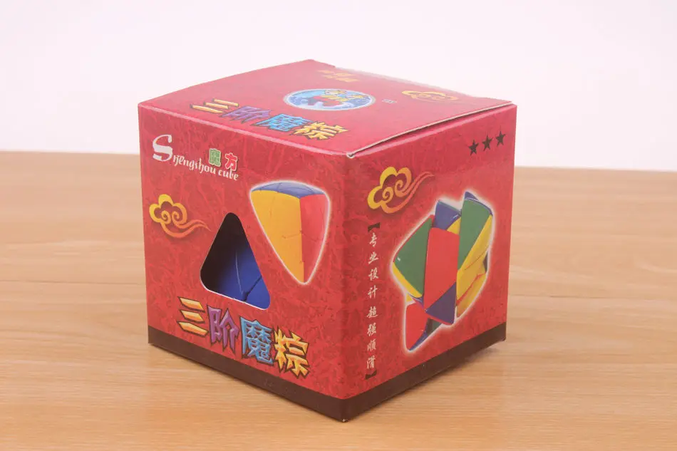 Кубик Mastermorphix Magic Zongzi Puzzle Pyramidcu рисовая пельмень без наклеек скоростной кубик Pyramorphix Развивающие игрушки для детей