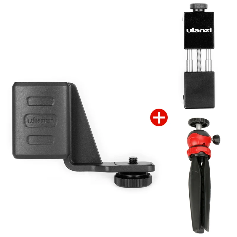 Ulanzi OP1 держатель для телефона, набор кронштейнов для держатель для DJI osmo Gimbal, аксессуары, карманная фиксированная подставка, крепление с винтом 1/4 VS PGYTECH - Цвет: Серебристый