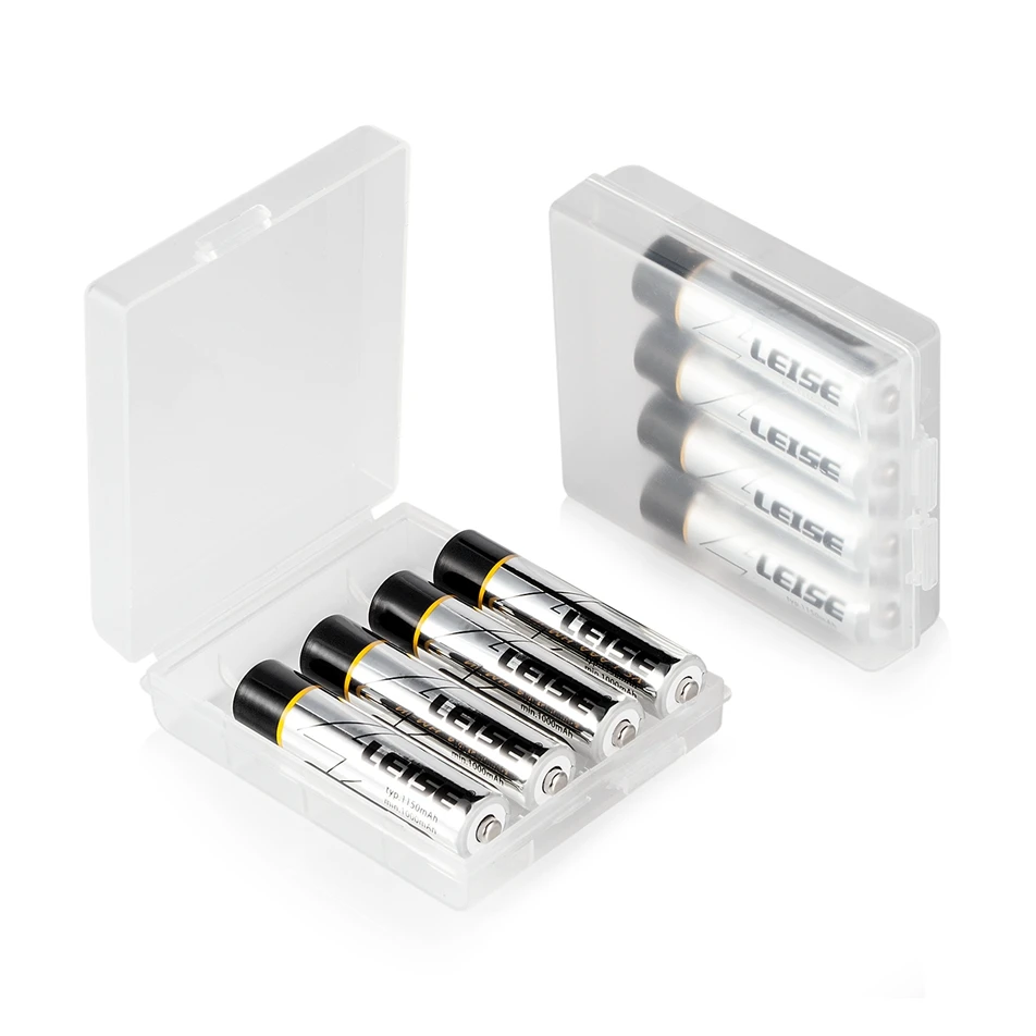 Leise AAA аккумуляторная батарея 1150 мАч 12 шт. Nimh aaa зеленая прочная для