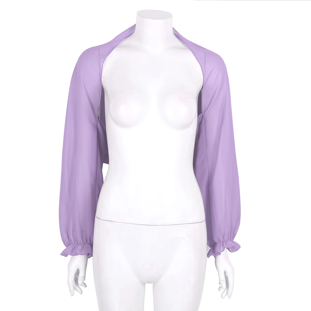 Женская Пляжная накидка TiaoBug шифоновая однотонная блузка с длинным