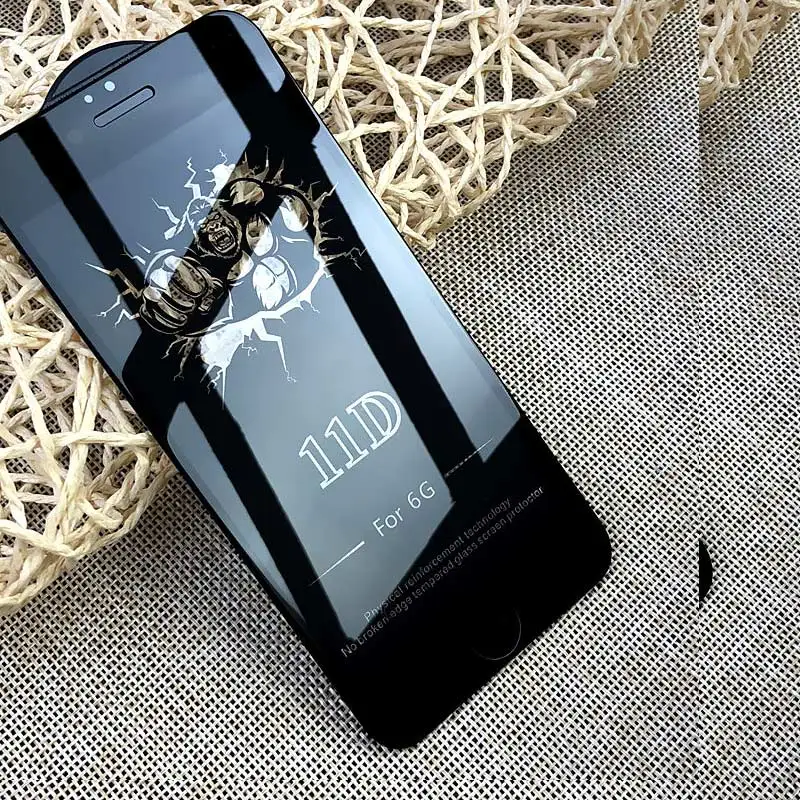 For iPhone 6 6S 11D Защитное стекло для iphone 6 7 6S 8 plus X XS MAX стекло для iphone 7 6 8 X XS MAX Защитное стекло для экрана на iphone 6 7 8 6S XR - Цвет: For iPhone 6 6S