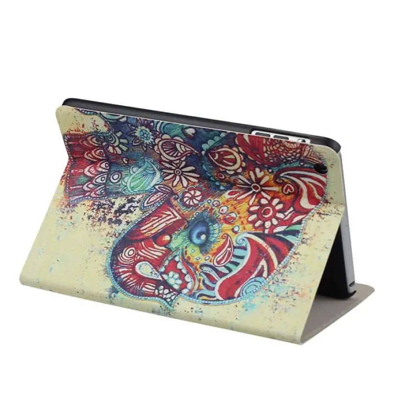 Кожаный чехол подставка С Рисунком Слона для ipad mini 2 Retina U0306|cover for ipad|cover minifor |