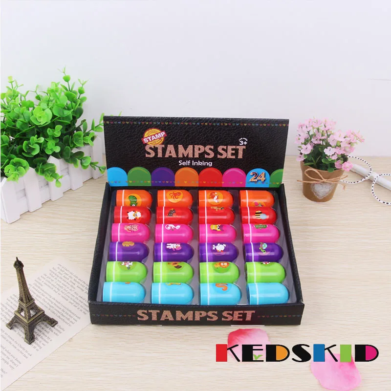 5 шт./лот дети мультфильм штамп-пуля пользовательские пластиковые резиновые