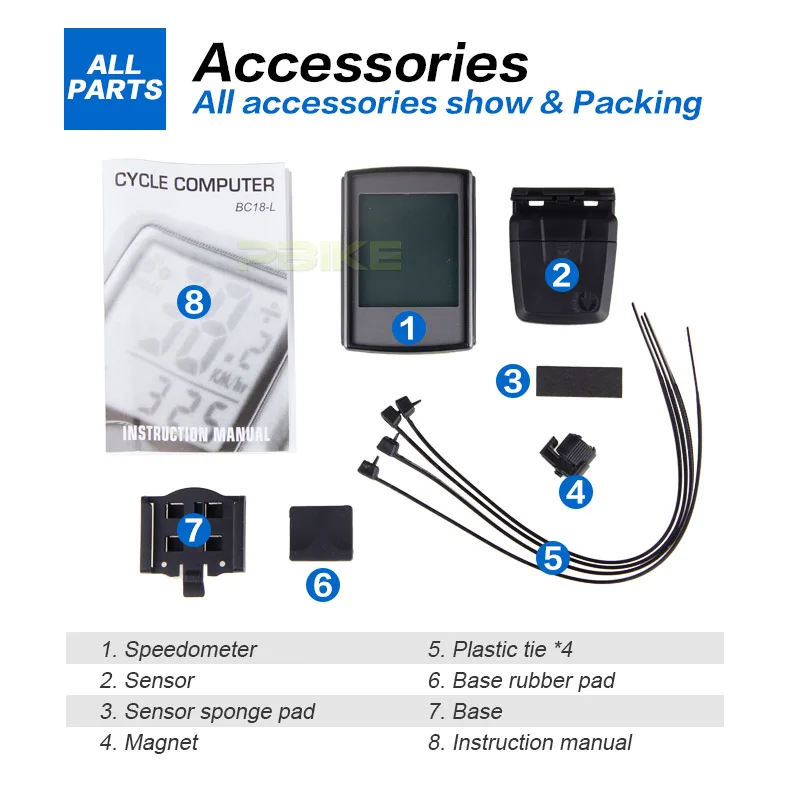 2016 New Free Shipping Professional Bike Bicycle Cycling Wireless Lcd Backlight Computer Odometer Speedometer Velometer | Спорт и