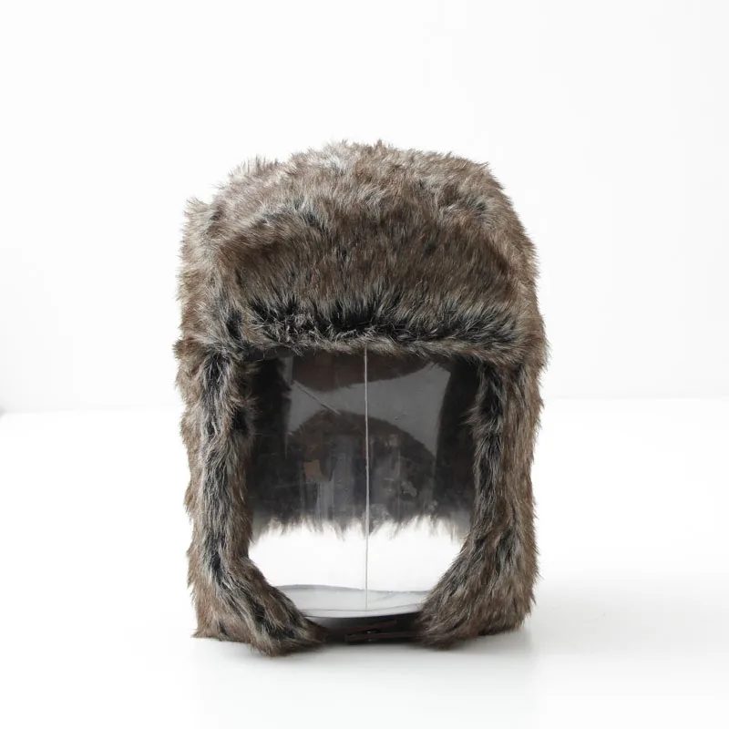 Free shipping High Quality Casual Bomber Hat Man bowler large Wool Vintage earflap filling cotton warm autumn & winter windproop