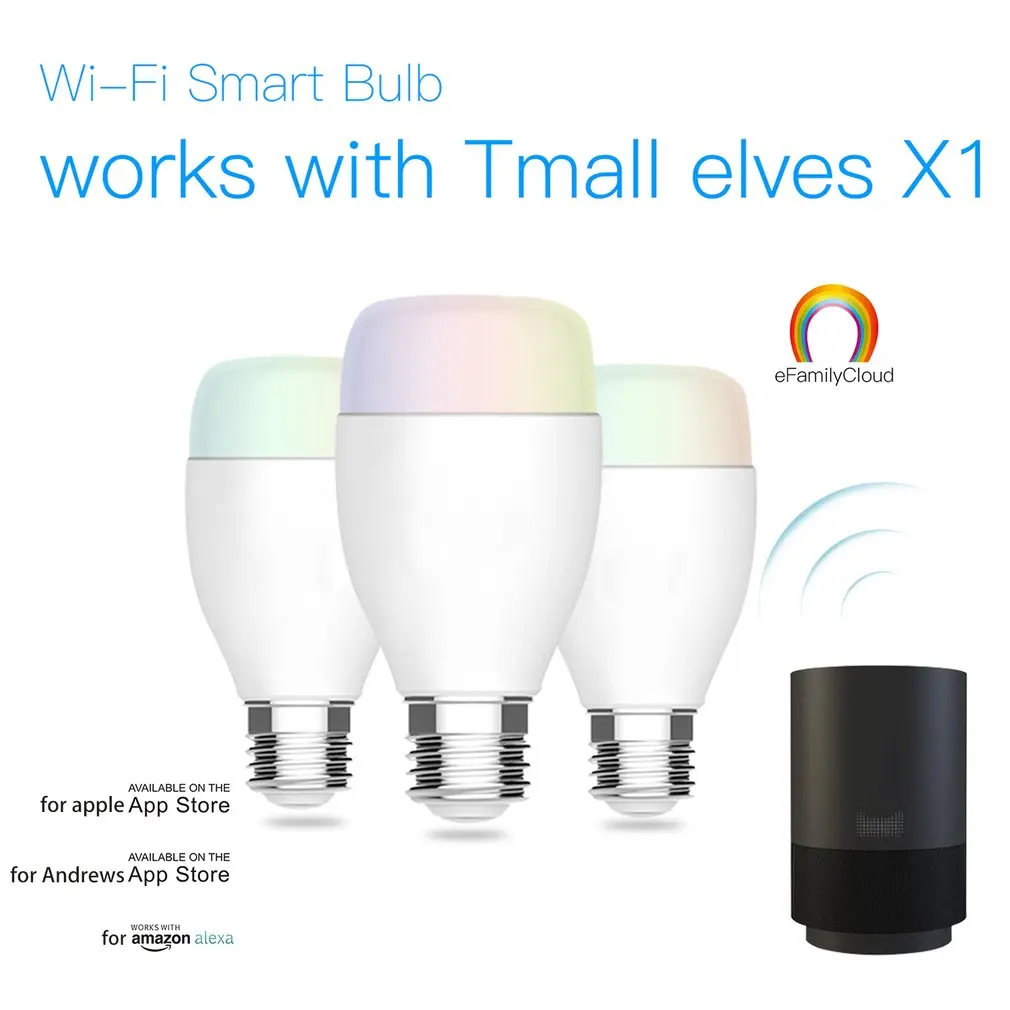 WIFI Smart Bulb E27 Super Bright Wifi APP Remote Control RGBW Timing Light Phone Bulbs | Лампы и освещение
