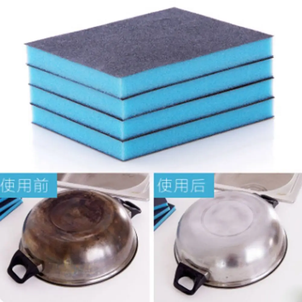 1 шт Высокое качество нанометр алмазный песок губка для удаления накипи чистая