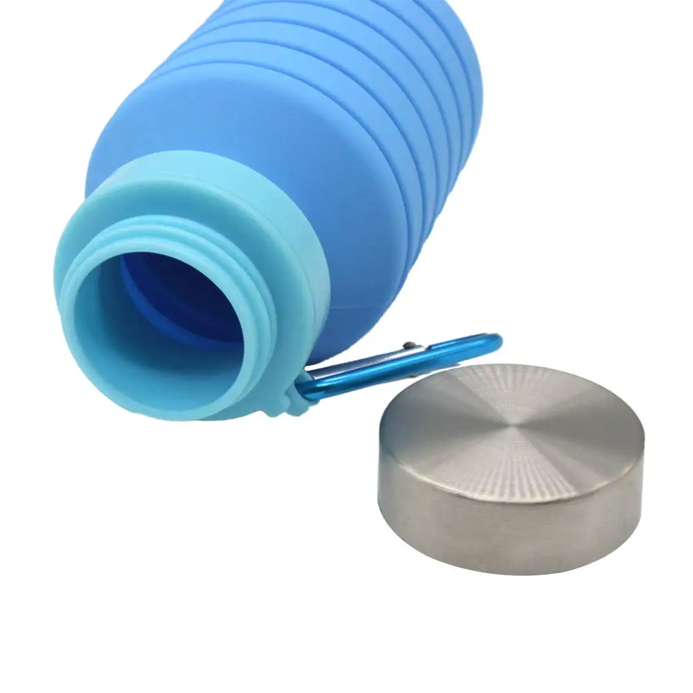 Портативное складное хранение силикон наружная бутылка для воды спортивная