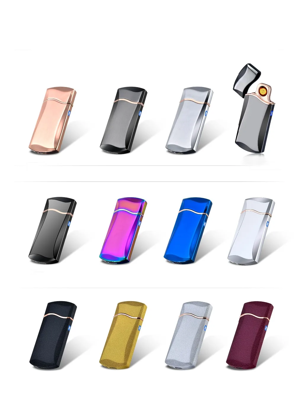 Вольфрамовая турбо USB Зажигалка цинковый сплав ветрозащитная зажигалка