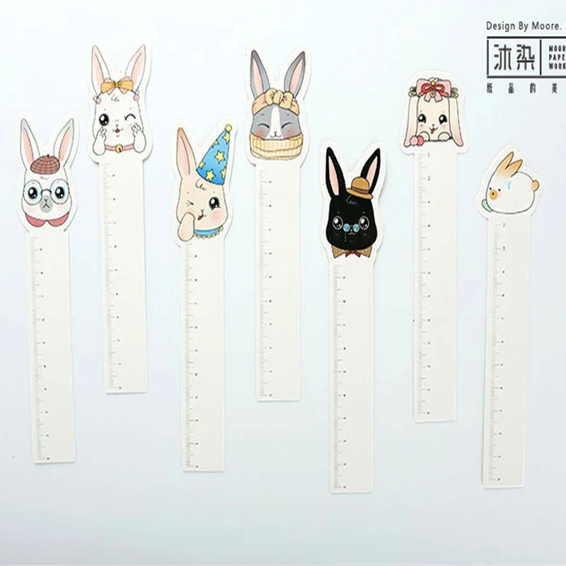 30 шт./кор. милая бумага с кроликом закладки канцелярские книги маркеры DIY для