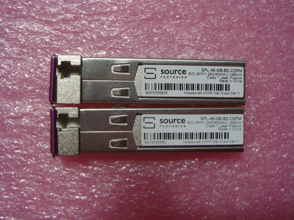 

Источник SPL-45-GB-BZ-CDFM, BIDI-SFP/1,25 г/80 км/U 1490NM