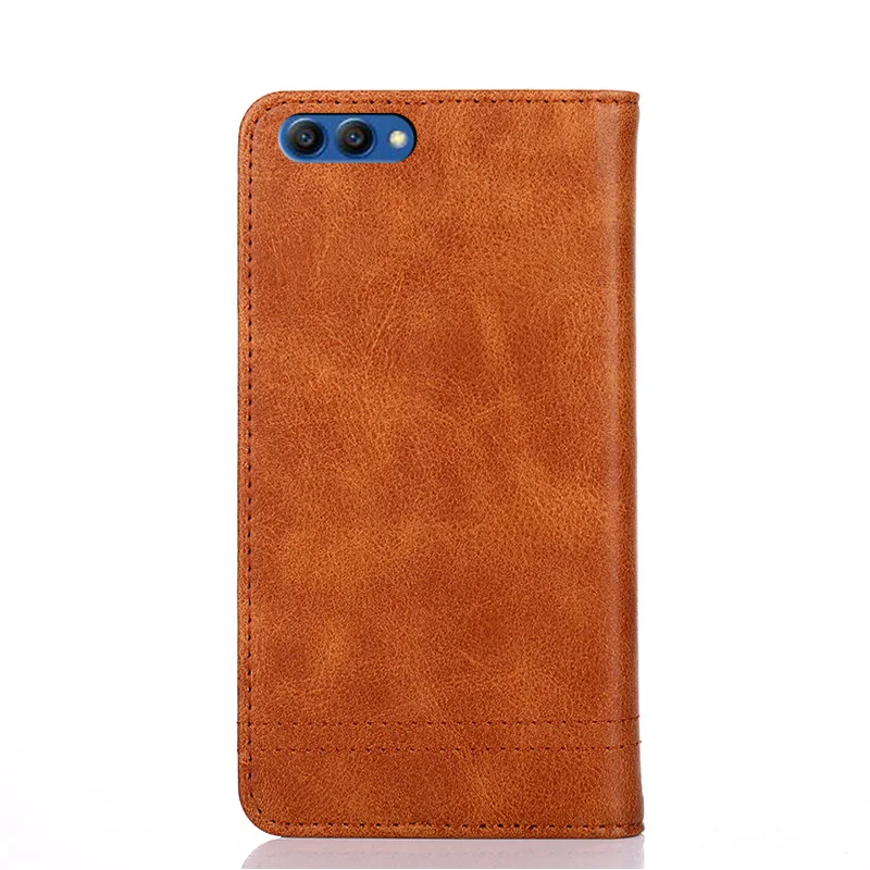 Case Huawei Honor V10 Luxury Wallet PU Leather For View 10 Flip Card Holder Phone Cover Bags | Мобильные телефоны и
