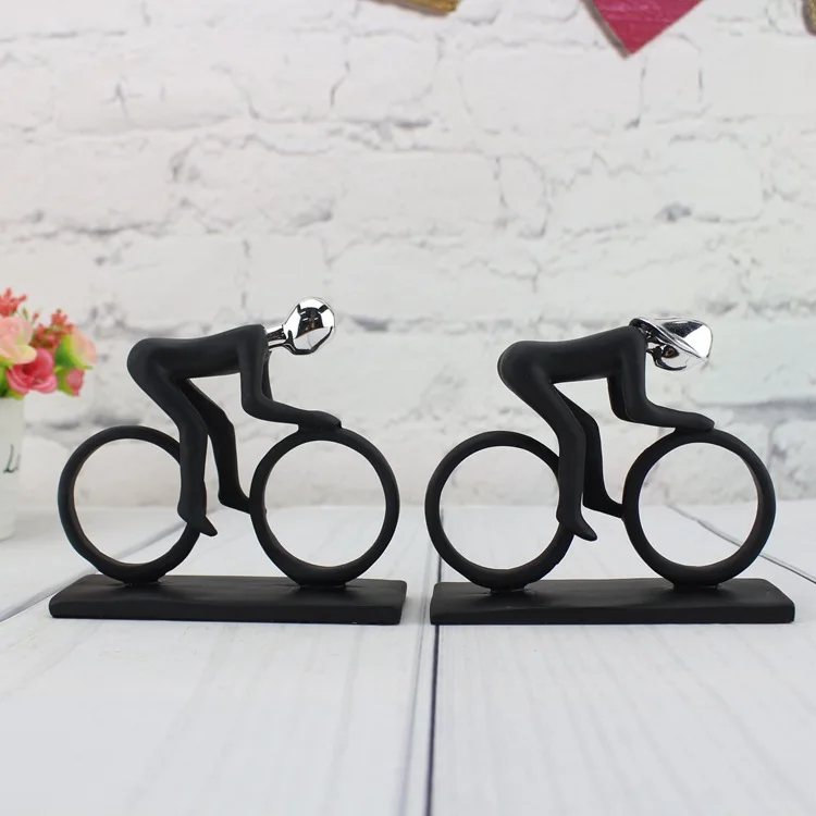 Creative Size Number Couple Resin Handicraft Sports Figure Pendant Living Room Tabletop Car Interior Decoration Article | Дом и сад