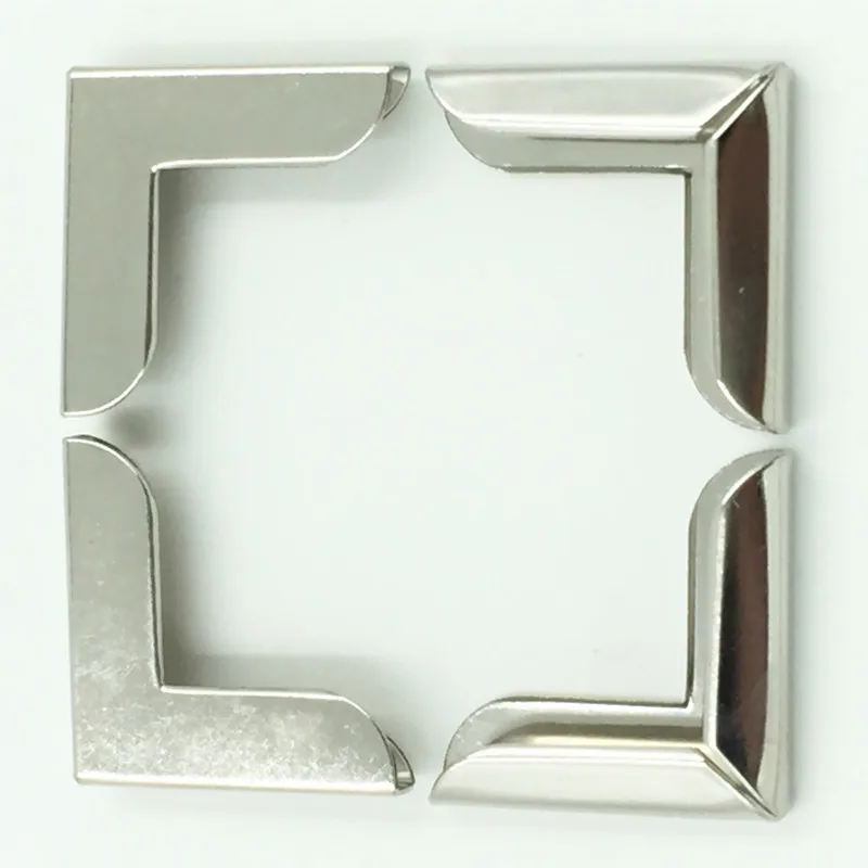 Папки для альбомов под серебряным углом металлические углы скрапбукинга