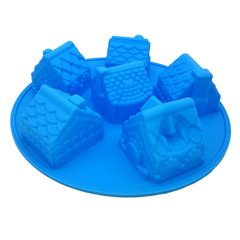 3D мини домики Sweettreats форма для торта Имбирные силиконовая инструменты