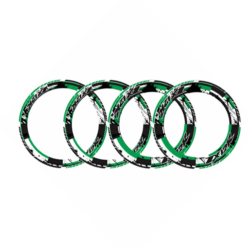 4 X Thick Edge Outer Rim Sticker Stripe Wheel reflective decals Fit KAWASAK ZX-12R zx12r | Автомобили и мотоциклы