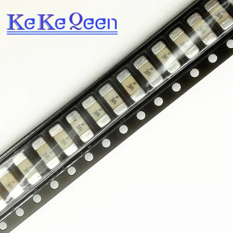 Оригинальный F3A 1808 2410(6125) 3A 6 1*2 5 мм 2410 SAF 125VAC/VDC керамический предохранитель SMD чип