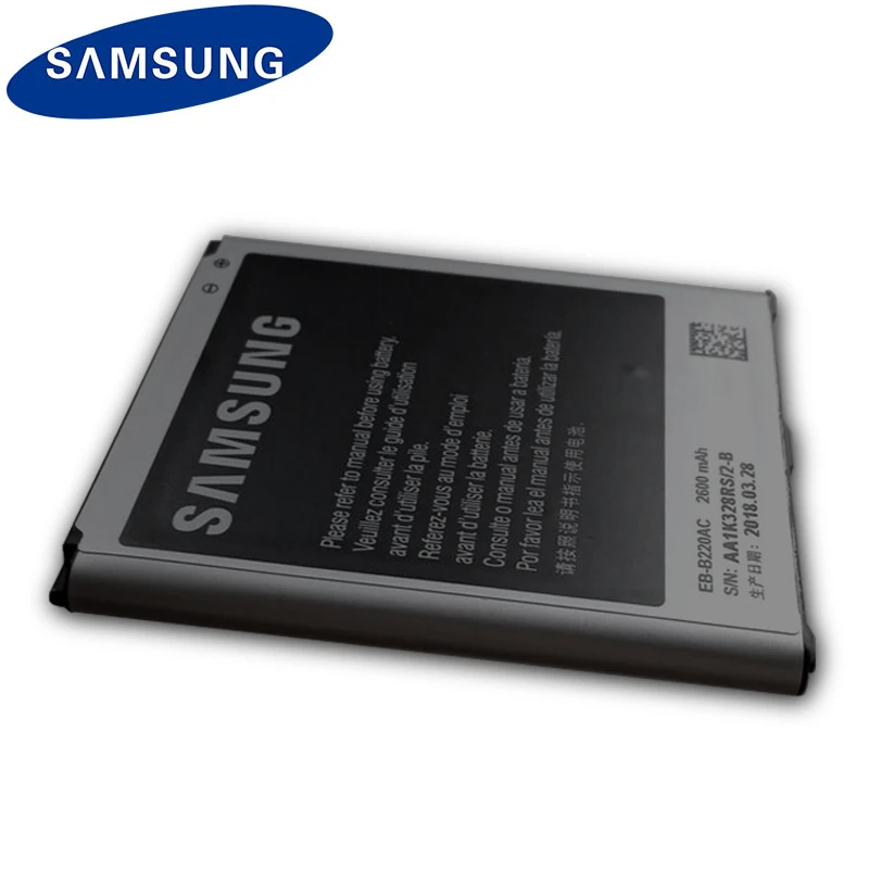 samsung телефон батарея EB-B220AC для samsung GALAXY Grand 2 SM-G7106 G7108 G7108V SM-G7102 Замена батареи 2600 мАч