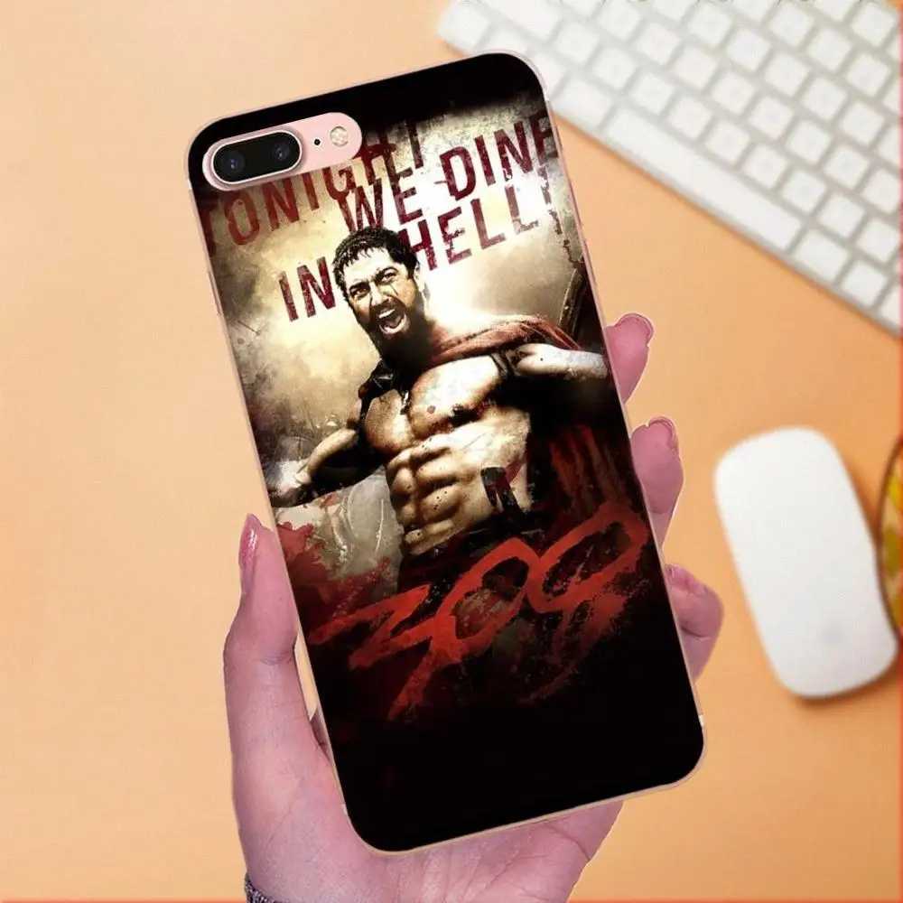 TPU Mobile Phone Cases Hot Movie King Leonidas Of 300 For Huawei Mate 7 8 9 10 20 P8 P9 P10 P20 P30 Lite Plus Pro 2017 | Мобильные
