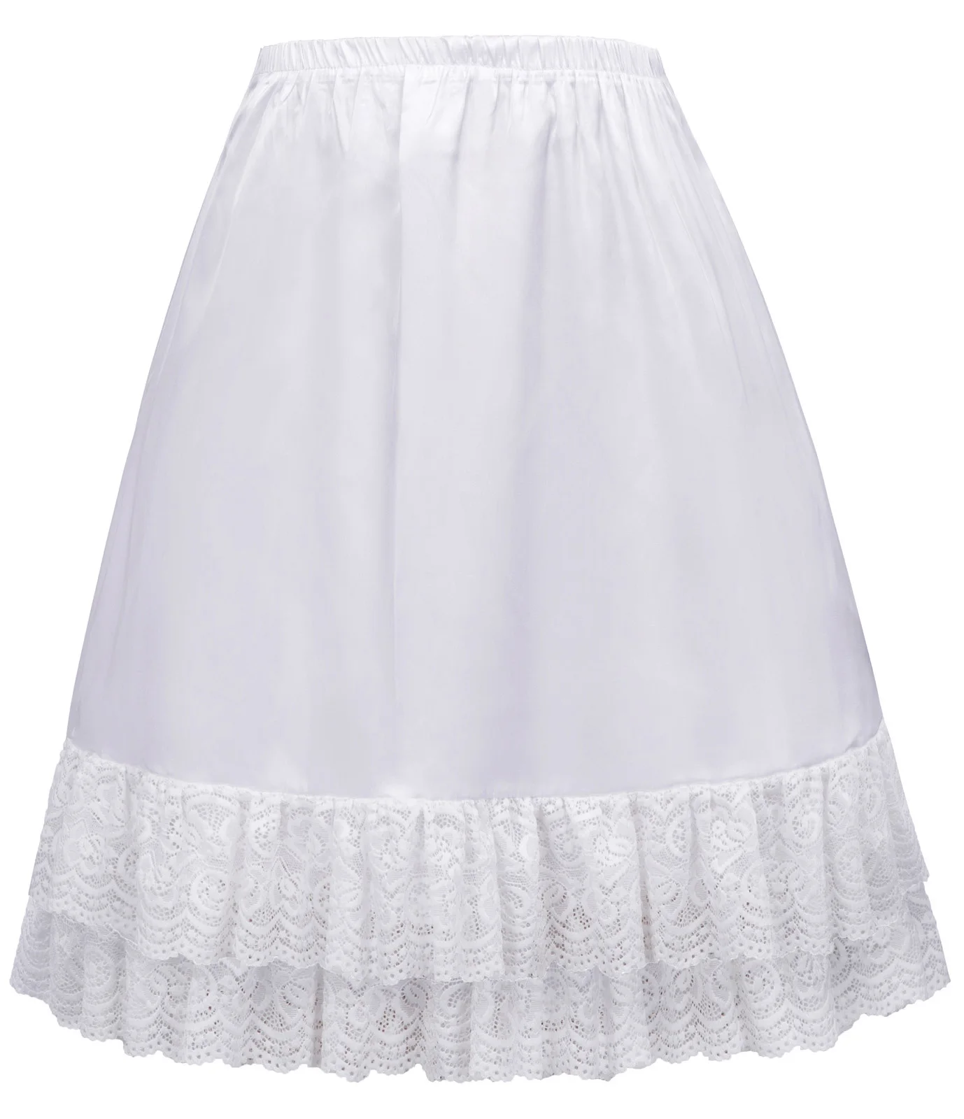 Женская гладкая юбка Удобная отделка атласная А образная Горячая поставка части