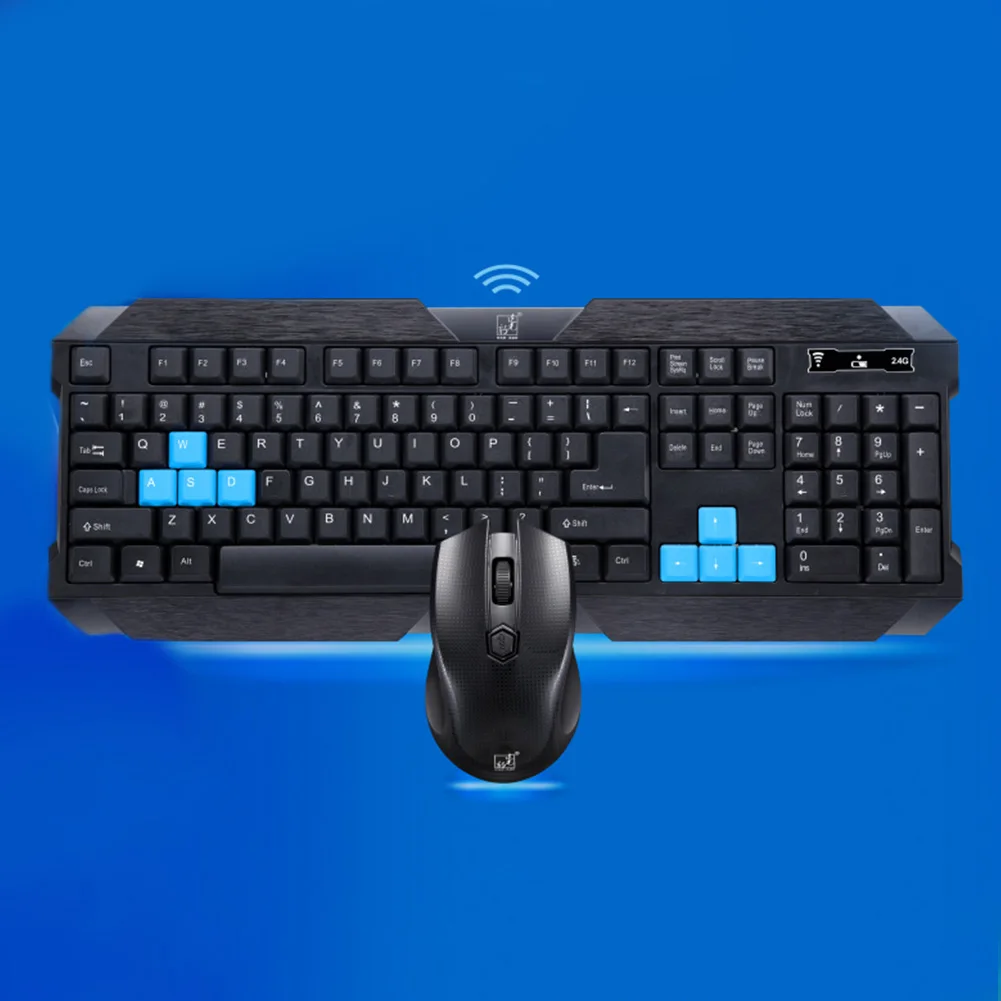 2 4 ГГц оптический Беспроводной клавиатура и мышь комплект комбинированные с USB