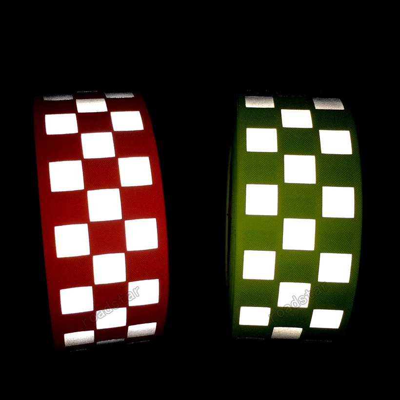 450 cd/lux.m2 флуоресцентная желтая и оранжевая предупреждающая лента с небольшим