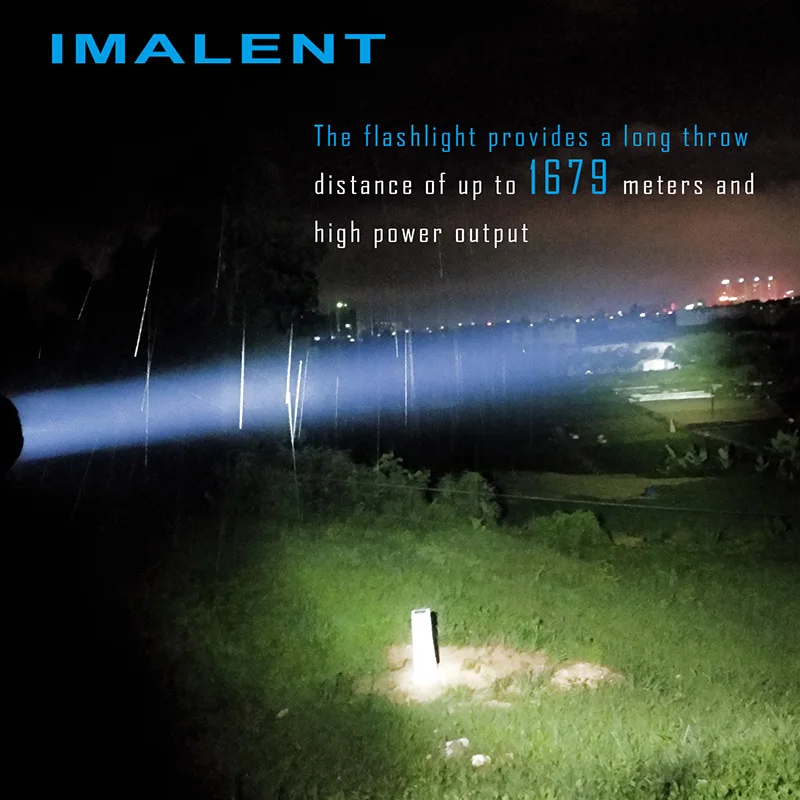 IMALENT R90C мощный светодиодный фонарик 20000 люмен ультра длинный диапазон 1679 м