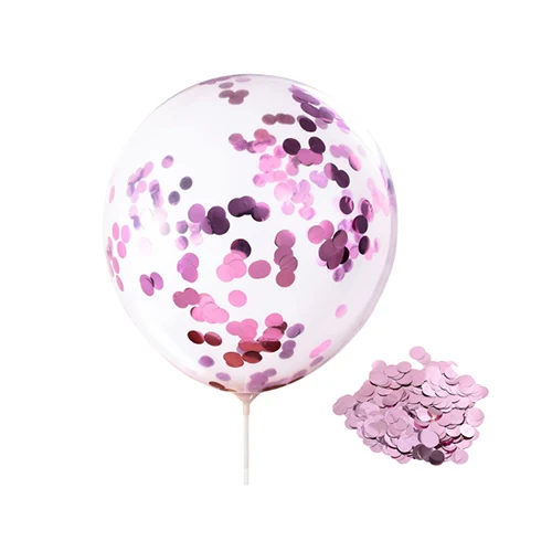 Purple gray sequins Melsnajsd12inch алюминиевая конфетти из фольги, прозрачный день рождения ребенка, свадьба, праздник, празднование, благословение, декоративные шары - Цвет: Purple gray sequins