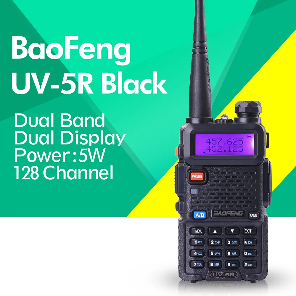 Baofeng UV 5R 136 174/400 520 МГц рация 5 Вт УВЧ и УКВ Двухдиапазонный портативный