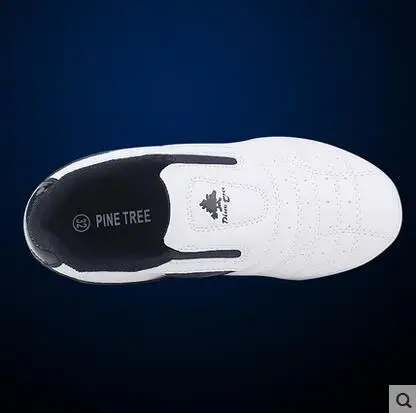 Дышащие кроссовки для занятий тхэквондо в белую полоску каратэ детские