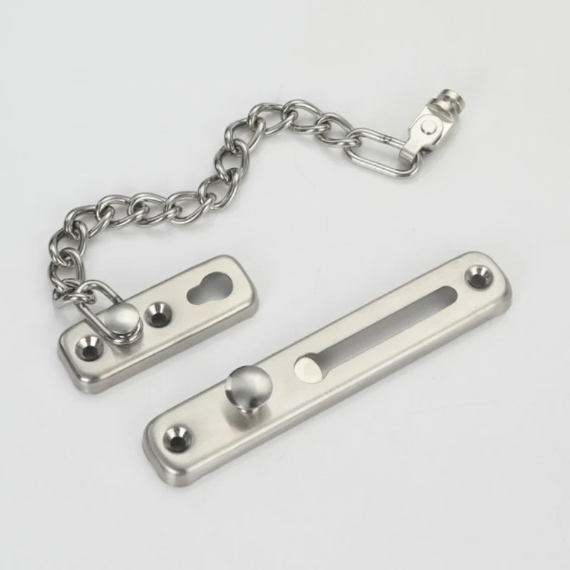 Stainless Steel Anti-Theft Chain Thickened Door Chain Buckle Door Chain Hotel Door Bolt